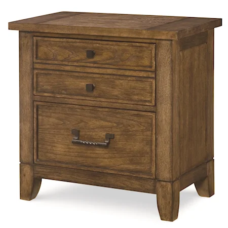 Night Stand with 2 Drawers